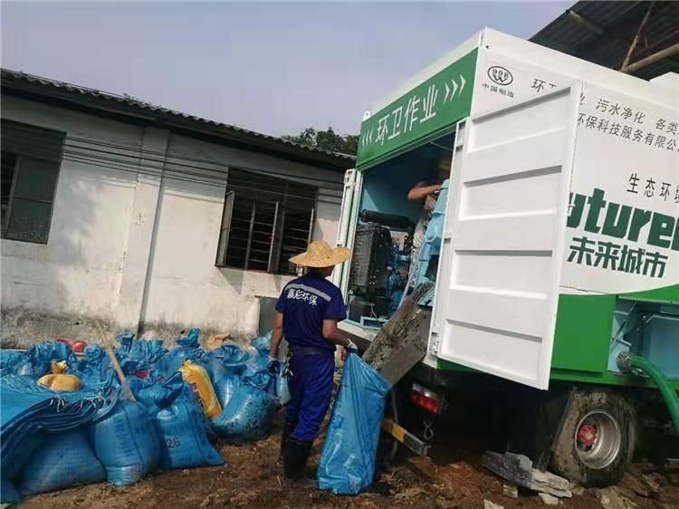 淮阳工业污泥压干处理